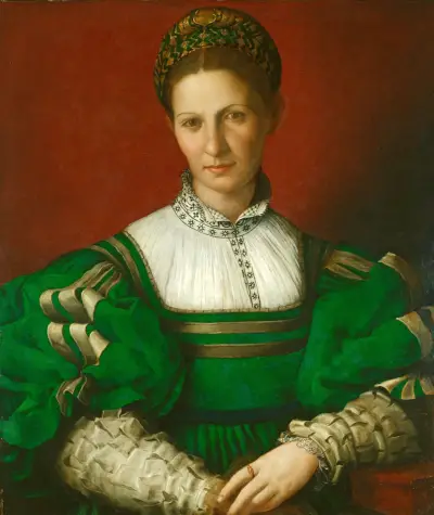 Portrait of a Lady in Green Bronzino